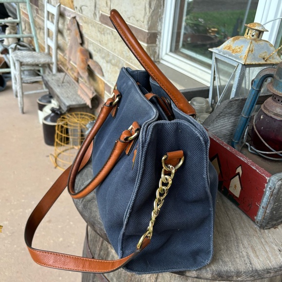 Michael Kors Hamilton Canvas Satchel - Picture 5 of 9